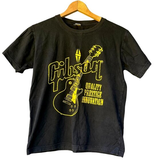 Gibson EmoBug Mens Black Short Sleeve Rocker Rockabilly Grunge Punkcore TShirt S - Picture 1 of 5
